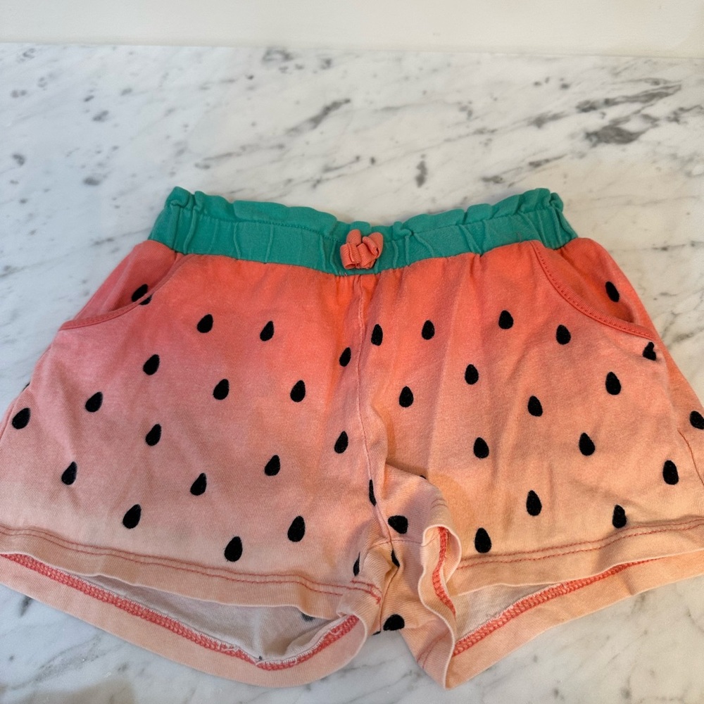 H&M watermelon shorts 2T